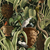 Exotic Menagerie-behang-Mind the Gap-Zwart/Bruin/Rood-300 cm (standaard)-WP20463-Selected Wallpapers