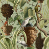 Exotic Menagerie-behang-Mind the Gap-Bruin/Groen/Rood-300 cm (standaard)-WP20516-Selected Wallpapers