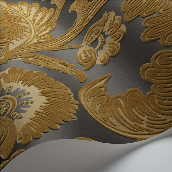 Fanfare Flock-behang-Cole & Son-Selected Wallpapers