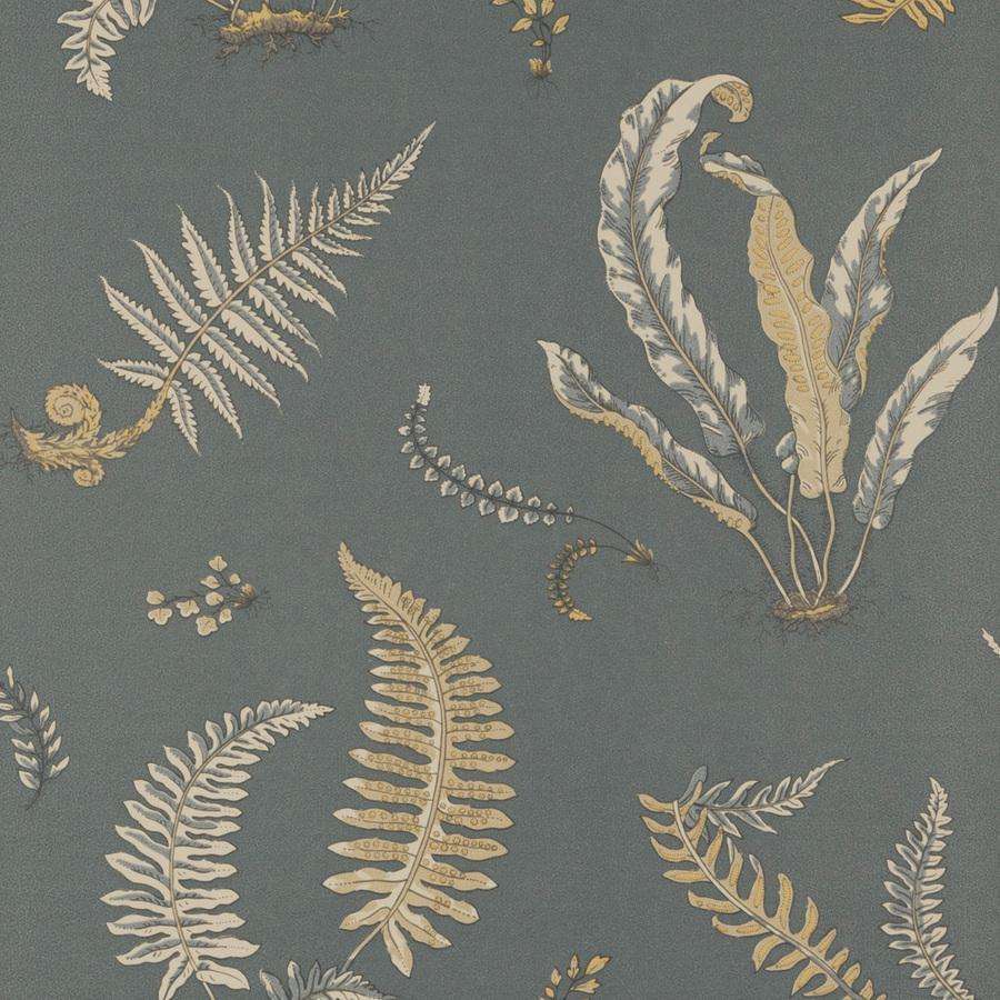 Ferns-behang-Tapete-GP&J Baker-Charcoal/Bronze-Rol-BW45044.6-Selected Wallpapers
