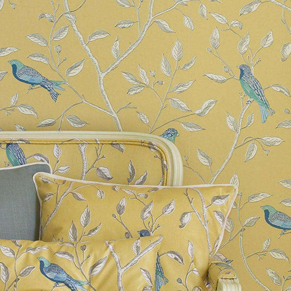 Finches-behang-Tapete-Sanderson-Selected Wallpapers