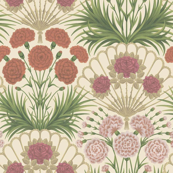 Flamenco Fan-behang-Cole & Son-Fuchsia & Rouge-Rol-117/14045-Selected Wallpapers
