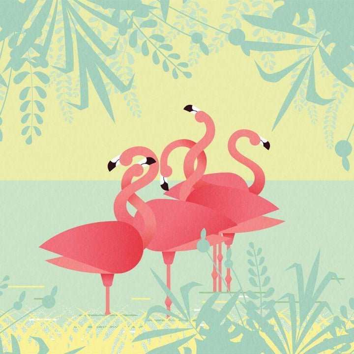 Flamingos-behang-Tapete-LondonArt-01-RAW-S120-17101 01-Selected Wallpapers