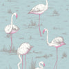 Flamingos-behang-Cole & Son-Sea Foam-Rol-66/6044-Selected Wallpapers