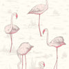 Flamingos-behang-Cole & Son-White-Rol-95/8045-Selected Wallpapers