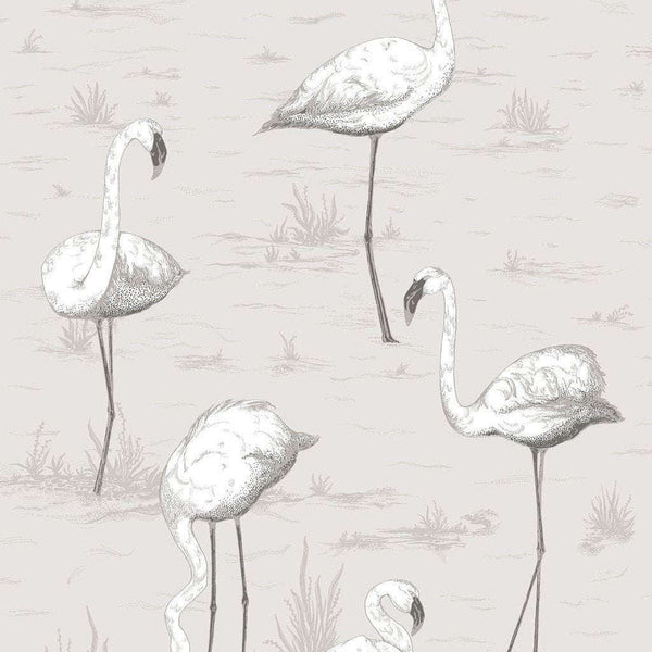 Flamingos-behang-Cole & Son-Snow-Rol-95/8046-Selected Wallpapers