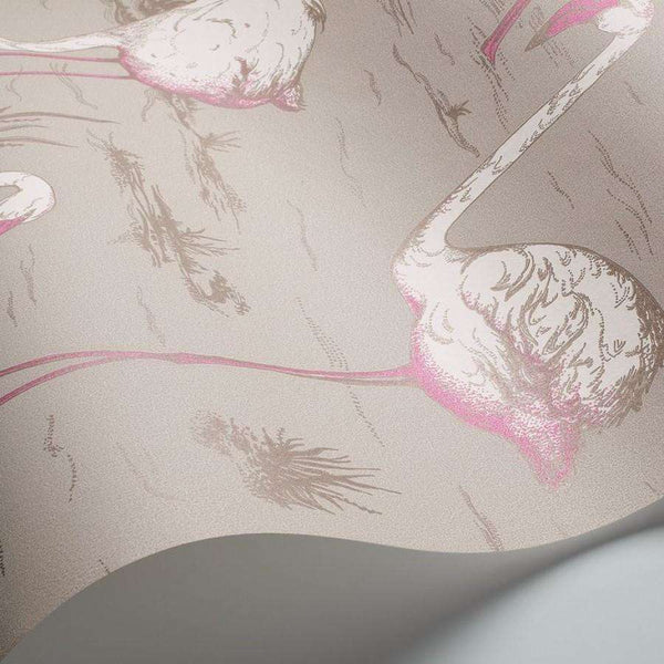 Flamingos-behang-Cole & Son-Selected Wallpapers