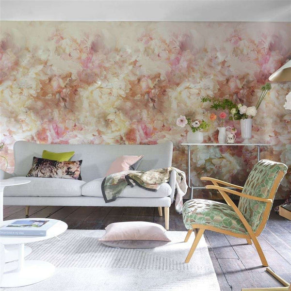 Fleur De Nuit-behang-Tapete-Designers Guild-Pale Coral-Set-PDG1106/01-Selected Wallpapers