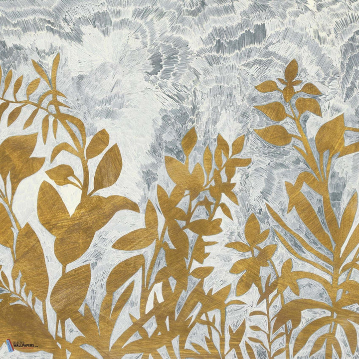 Fleur de Lune-Behang-Tapete-Casamance-Gris Nuage/Dore-Set-75651832-Selected Wallpapers
