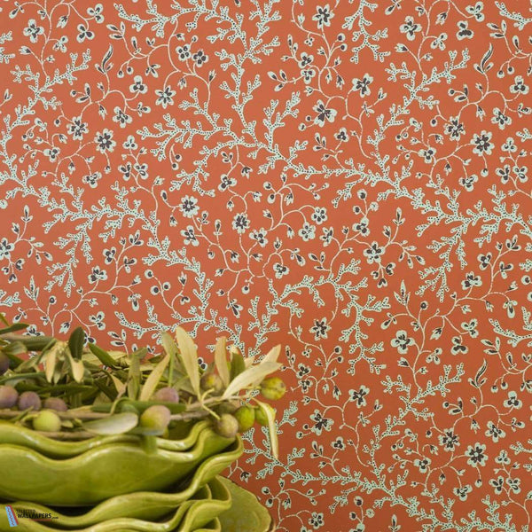 Fleurs de Corail-wallpaper-Pierre Frey-Selected Wallpapers