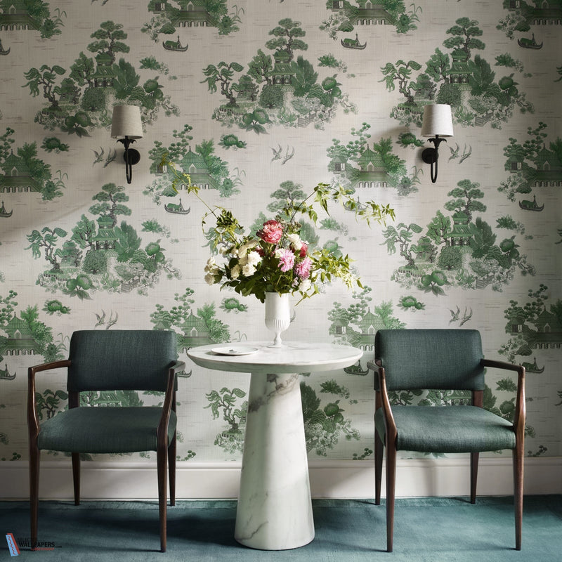 Floating Palace Linen Tapete von Liberty
