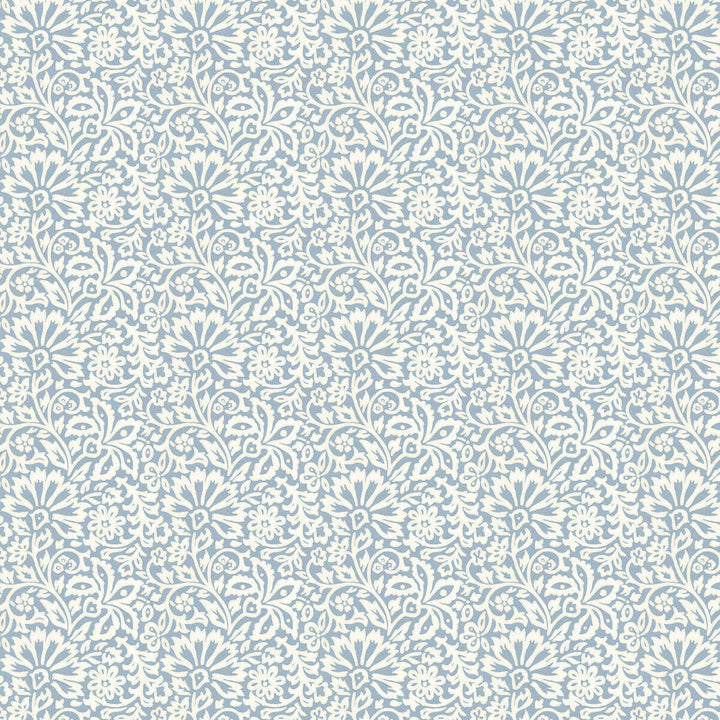 Flora-Behang-Tapete-GP&J Baker-Blue-Rol-BW45097.1-Selected Wallpapers