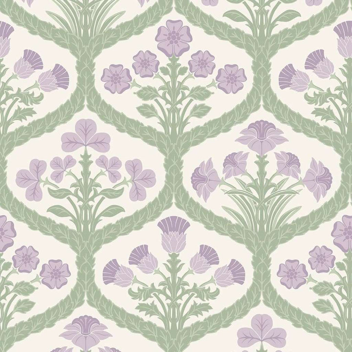 Floral Kingdom-behang-Tapete-Cole & Son-Mulberry & Olive Green-Rol-116/3012-Selected Wallpapers