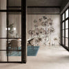 Flowerlines-behang-Inkiostro Bianco-Selected Wallpapers