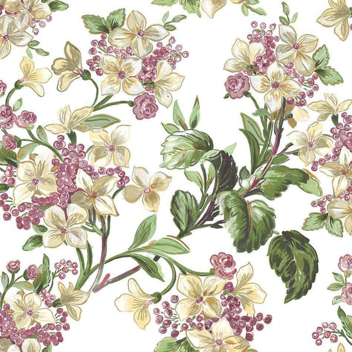 Flowery-behang-Tapete-Coordonne-White-Rol-8800040-Selected Wallpapers