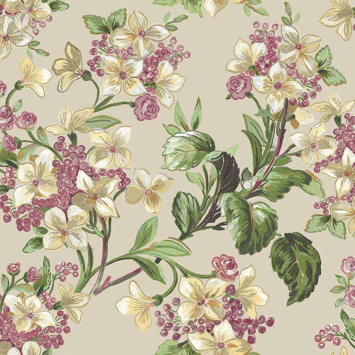Flowery-behang-Tapete-Coordonne-Beige-Rol-8800041-Selected Wallpapers