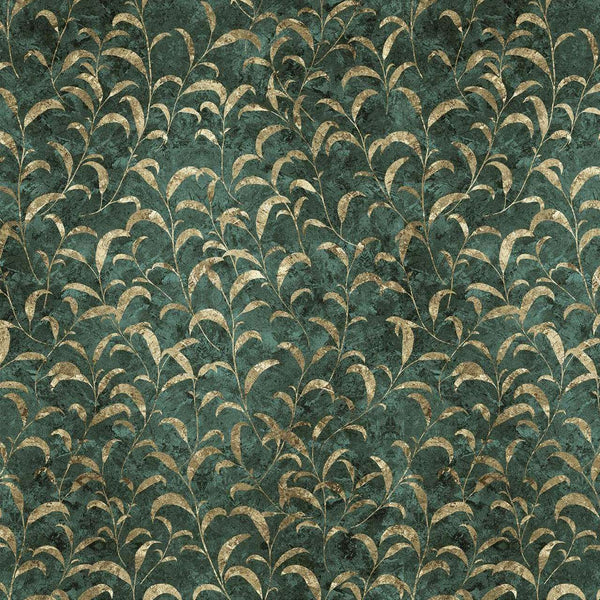 Follie-behang-Inkiostro Bianco-1-Gold Leaf-INKIOLR1801-Selected Wallpapers