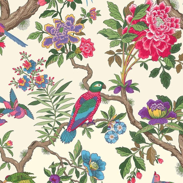 Fontainebleau-Behang-Cole & Son-Multi on Parchment-Rol-99/12050-Selected Wallpapers