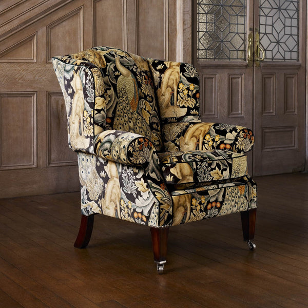 Forest Velvet stof-Morris & Co-Selected Wallpapers