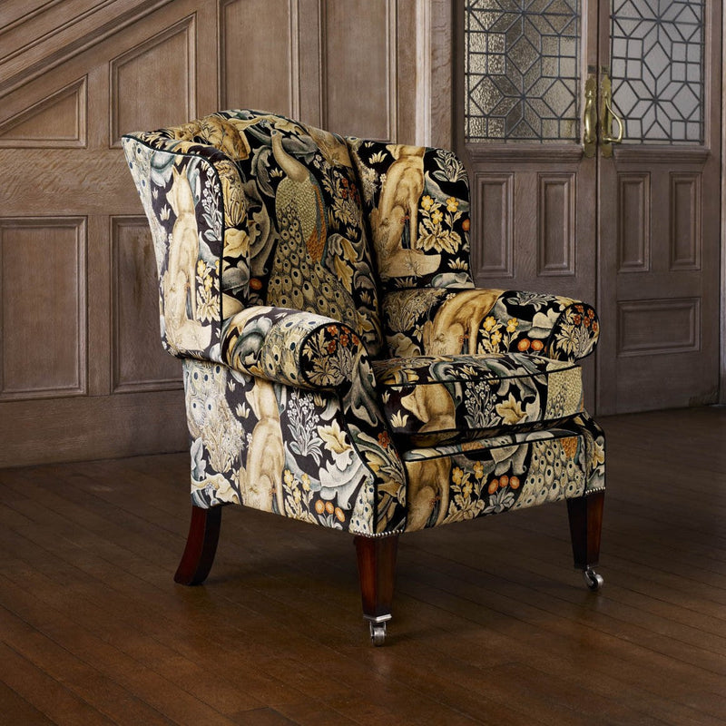 Forest Velvet Tela-Morris & Co-Selected Wallpapers