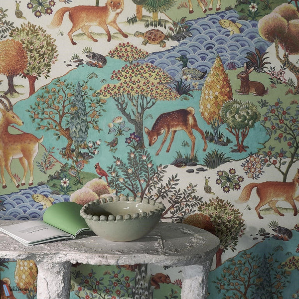 Foret d'Eden-Behang-Pierre Frey-Selected Wallpapers