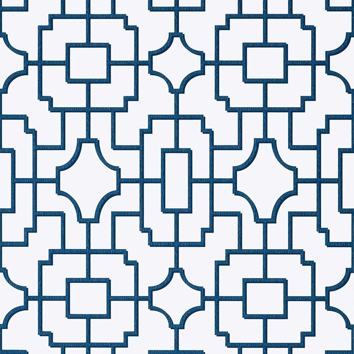 Fretwork-Behang-Tapete-Thibaut-Navy-Rol-T20867-Selected Wallpapers