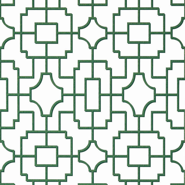 Fretwork-Behang-Tapete-Thibaut-Green-Rol-T20868-Selected Wallpapers