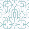 Fretwork-Behang-Thibaut-Spa Blue-Rol-T20869-Selected Wallpapers