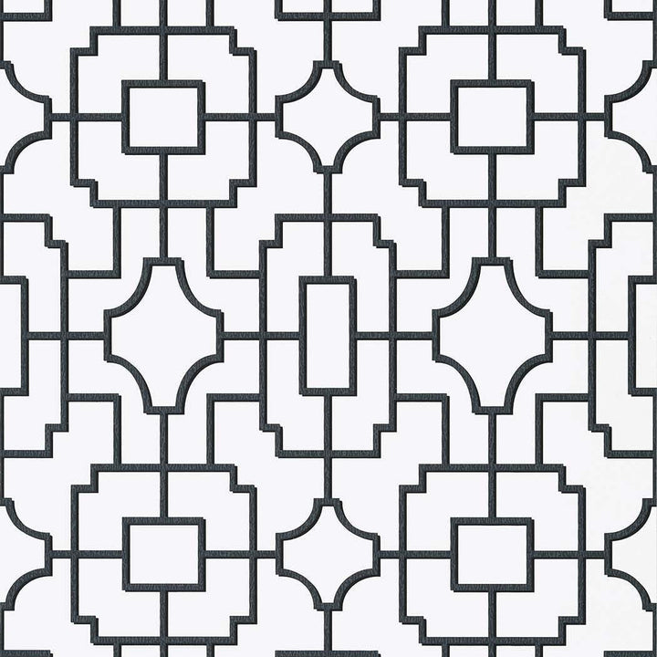 Fretwork-Behang-Tapete-Thibaut-Black-Rol-T20871-Selected Wallpapers