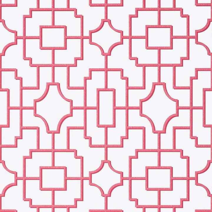 Fretwork-Behang-Tapete-Thibaut-Pink-Rol-T20872-Selected Wallpapers