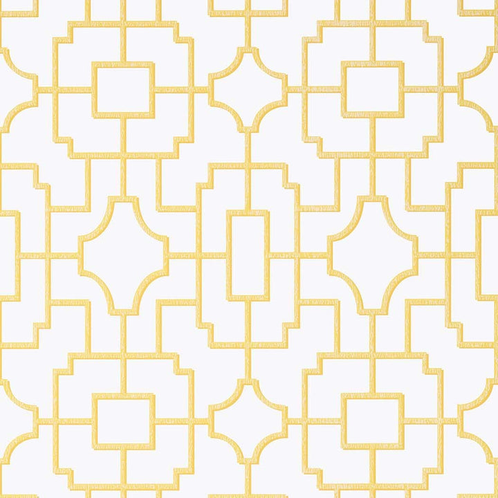 Fretwork-Behang-Tapete-Thibaut-Yellow-Rol-T20873-Selected Wallpapers