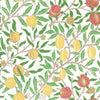 Fruit-Wallpaper-Morris & Co-Leaf Green / Madder-Roll-217086-Selected Wallpapers