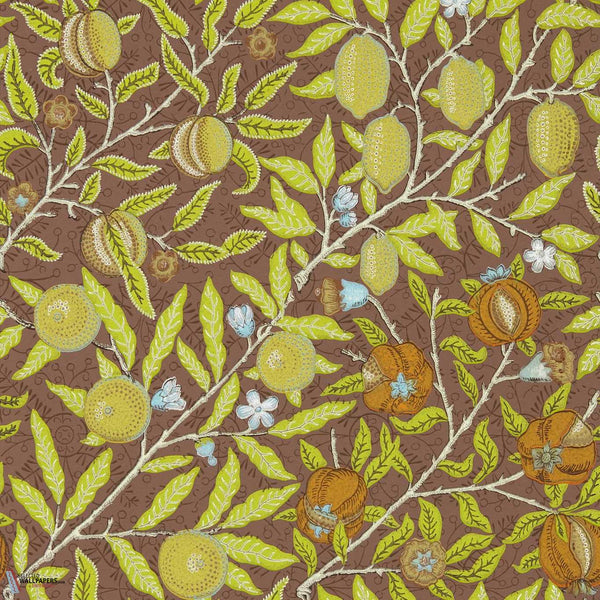 Fruit-Behang-Morris & Co-Chocolate-Rol-217103-Selected Wallpapers