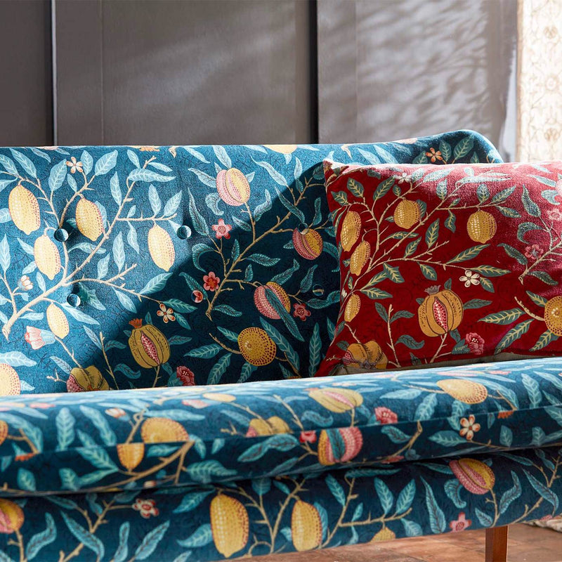 Fruit Velvet fabric-Morris & Co-Selected Wallpapers