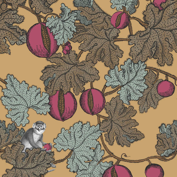 Frutto Proibito-behang-Cole & Son-Print Room Blue-Rol-114/25049-Selected Wallpapers