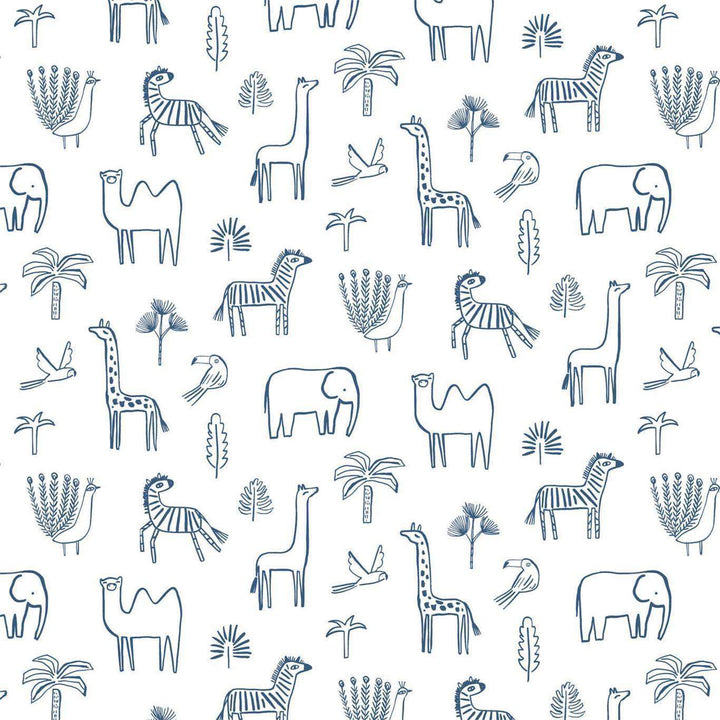 Funky Jungle-behang-Tapete-Harlequin-Navy-Rol-112630-Selected Wallpapers