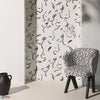 Gabrielle-Behang-Pierre Frey-Noir-Meter (M1)-FP956001-Selected Wallpapers