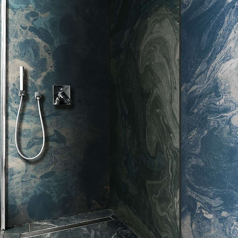Galaxy Marble Tapete von LondonArt
