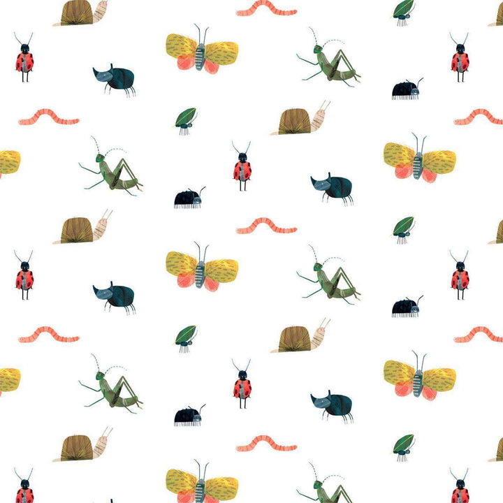 Garden Friends-behang-Tapete-Harlequin-Poppy/Ochre/Leaf-Rol-112635-Selected Wallpapers