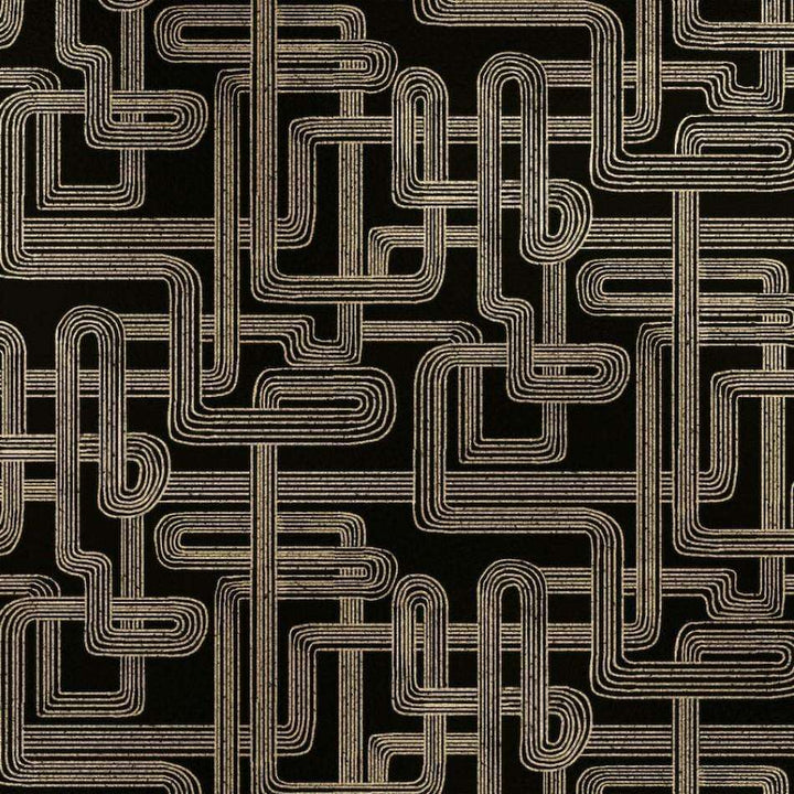 Gatsby Metallics-Behang-Tapete-Coordonne-Black-Metallics-9600803-Selected Wallpapers
