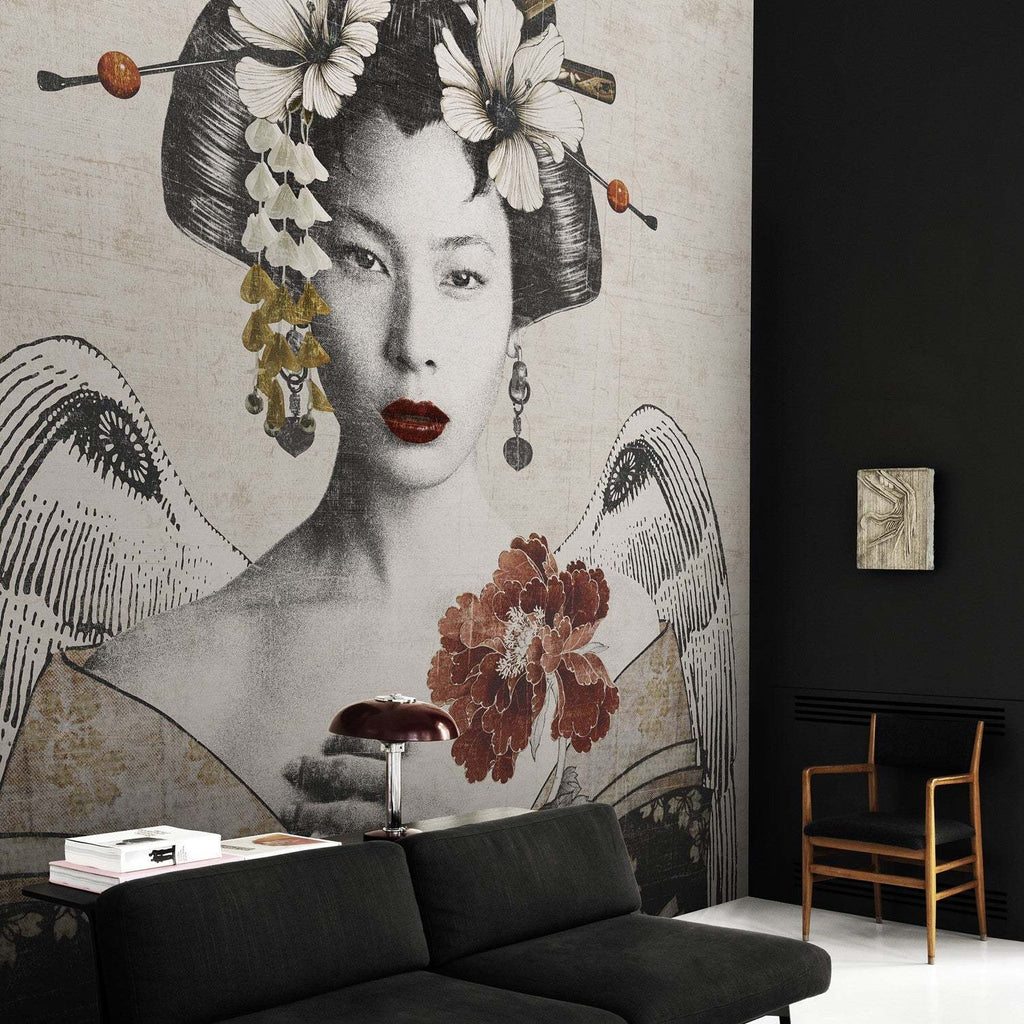 Geisha Re-Edition-Behang-Tapete-LondonArt-Selected Wallpapers