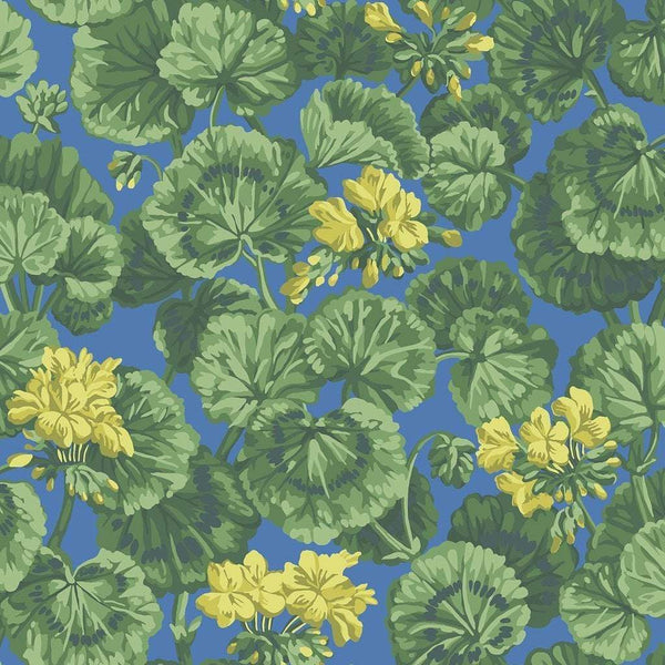 Geranium-behang-Cole & Son-Lemon & Forest Greens-Rol-117/11032-Selected Wallpapers