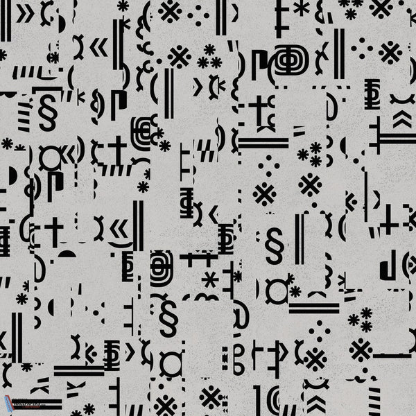 Geroglifici-Behang-Wall & Deco-01-CWC-WDGE2301-Selected Wallpapers