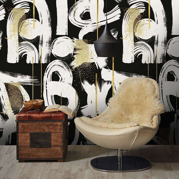 Gestural Abstraction-behang-Mind the Gap-Selected Wallpapers
