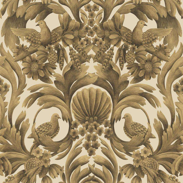 Gibbons Carving-behang-Cole & Son-Metalic Gold-Rol-118/9019-Selected Wallpapers