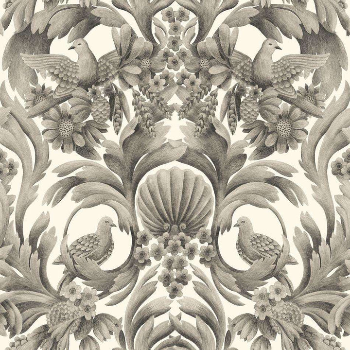 Gibbons Carving-behang-Tapete-Cole & Son-Soot-Rol-118/9020-Selected Wallpapers