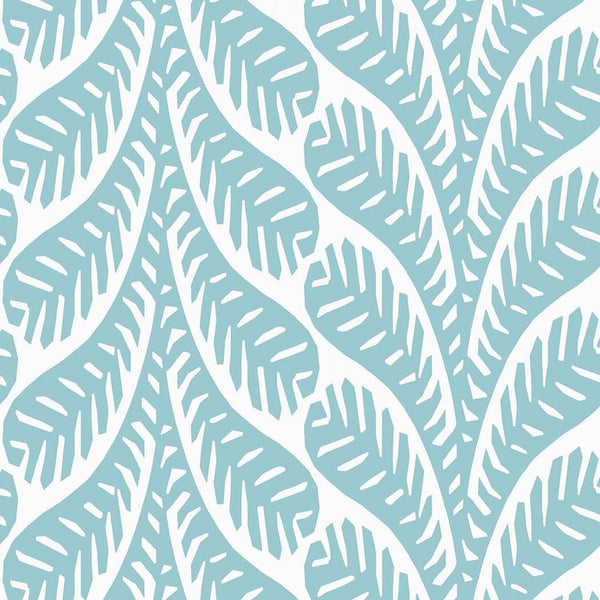 Ginger-Behang-Thibaut-Spa Blue-Rol-T20829-Selected Wallpapers