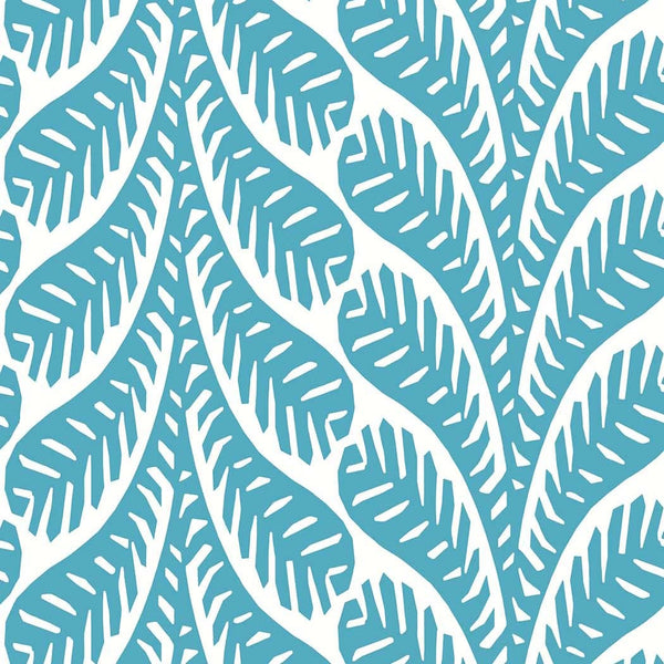Ginger-Behang-Thibaut-Turquoise-Rol-T20833-Selected Wallpapers
