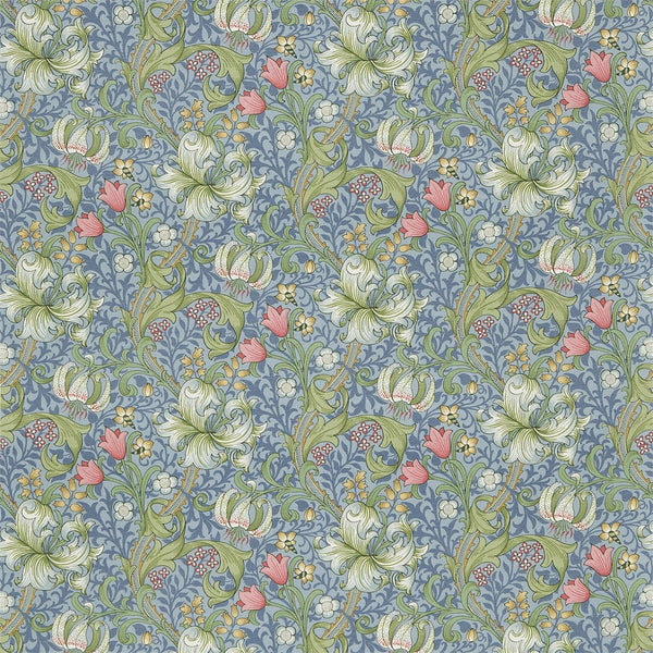 Golden Lily stof-Morris & Co-Mineral-Meter (M1)-DMFPGL211-Selected Wallpapers