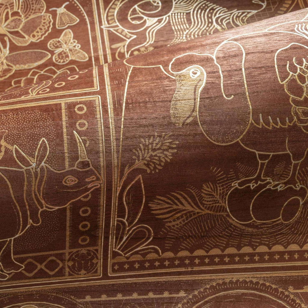 Golden Tiger-Behang-Tapete-Moooi-Selected Wallpapers